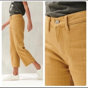 Lucky Brand 4/27 mid-rise crop wide leg